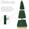 Pet and Kid Friendly EZ-FIT Stackable Flat Hanging Christmas Tree, Pre-Lit Dual Power Lights, 5Ft or 7Ft product 3